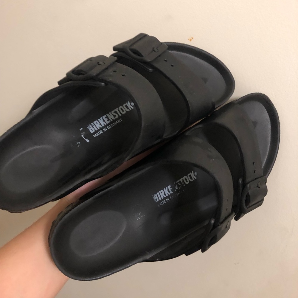Black Birkenstock Shoes Size 8